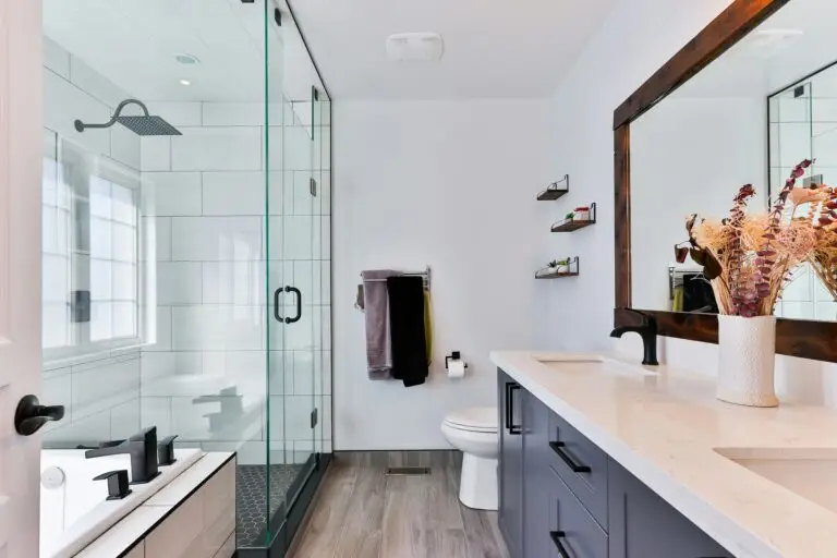 house bathroom after a cleaning service