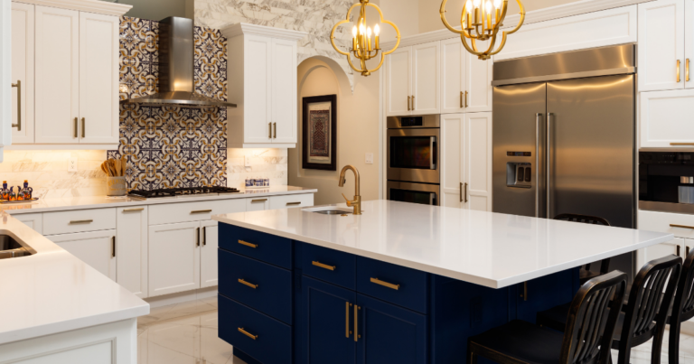 Kitchen meticulously cleaned after a remodeling project