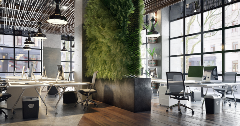 Office after being cleaned by professionals of Cleanadora