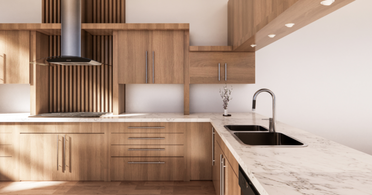 Kitchen after a professional move-in/move-out cleaning service